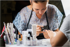 nail extensions - gel polish - acrylic nails in nail kit