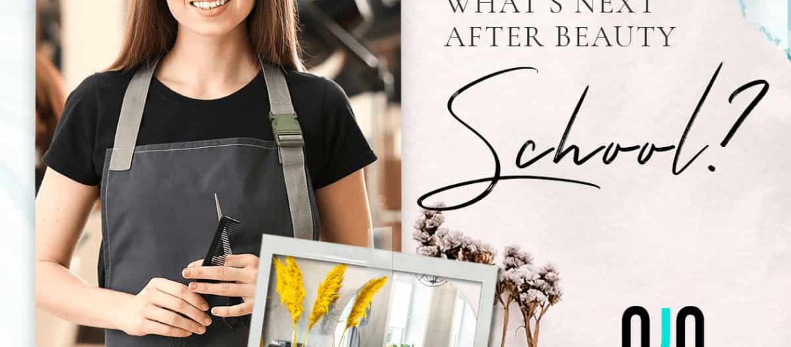 Cosmetologist smiling